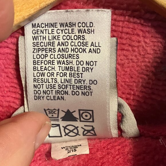 Avalanche women's pink striped fleece hoodie size large - Picture 6 of 8